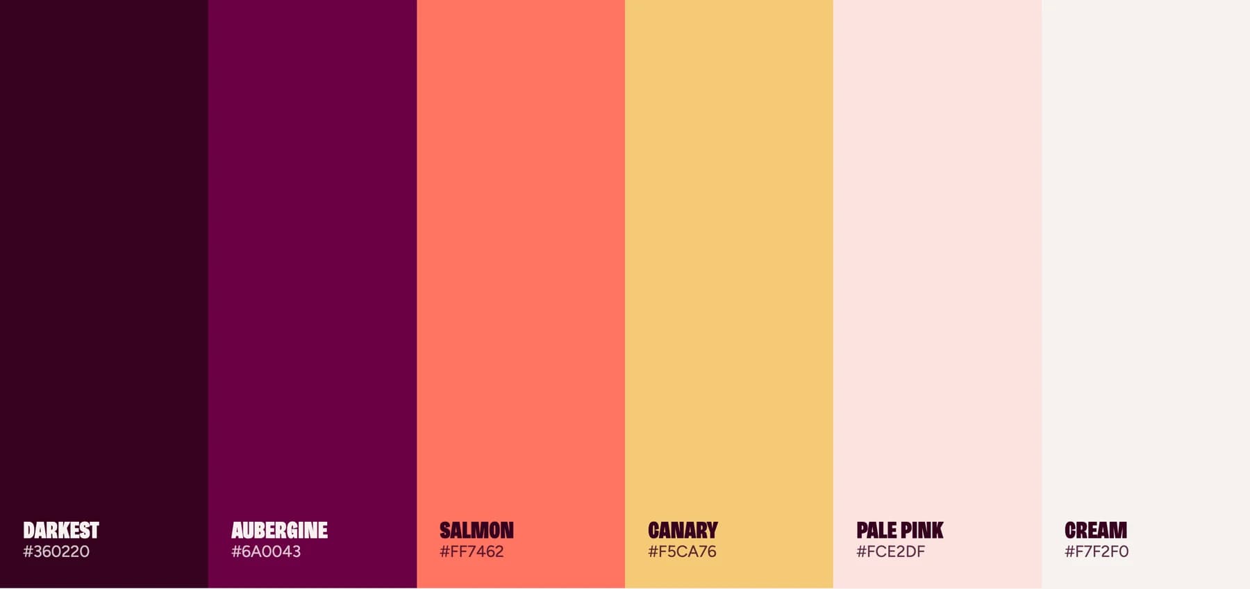The Millow color system sheet